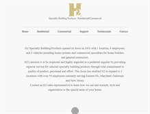 Tablet Screenshot of h2-llc.com